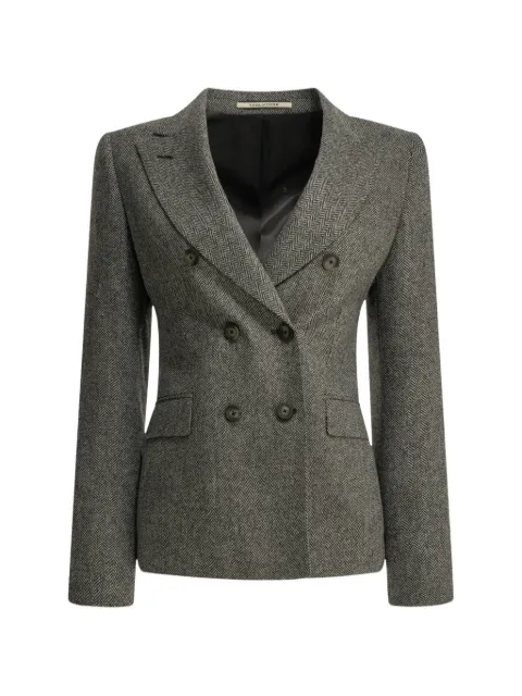 Tagliatore herringbone double-breasted blazer