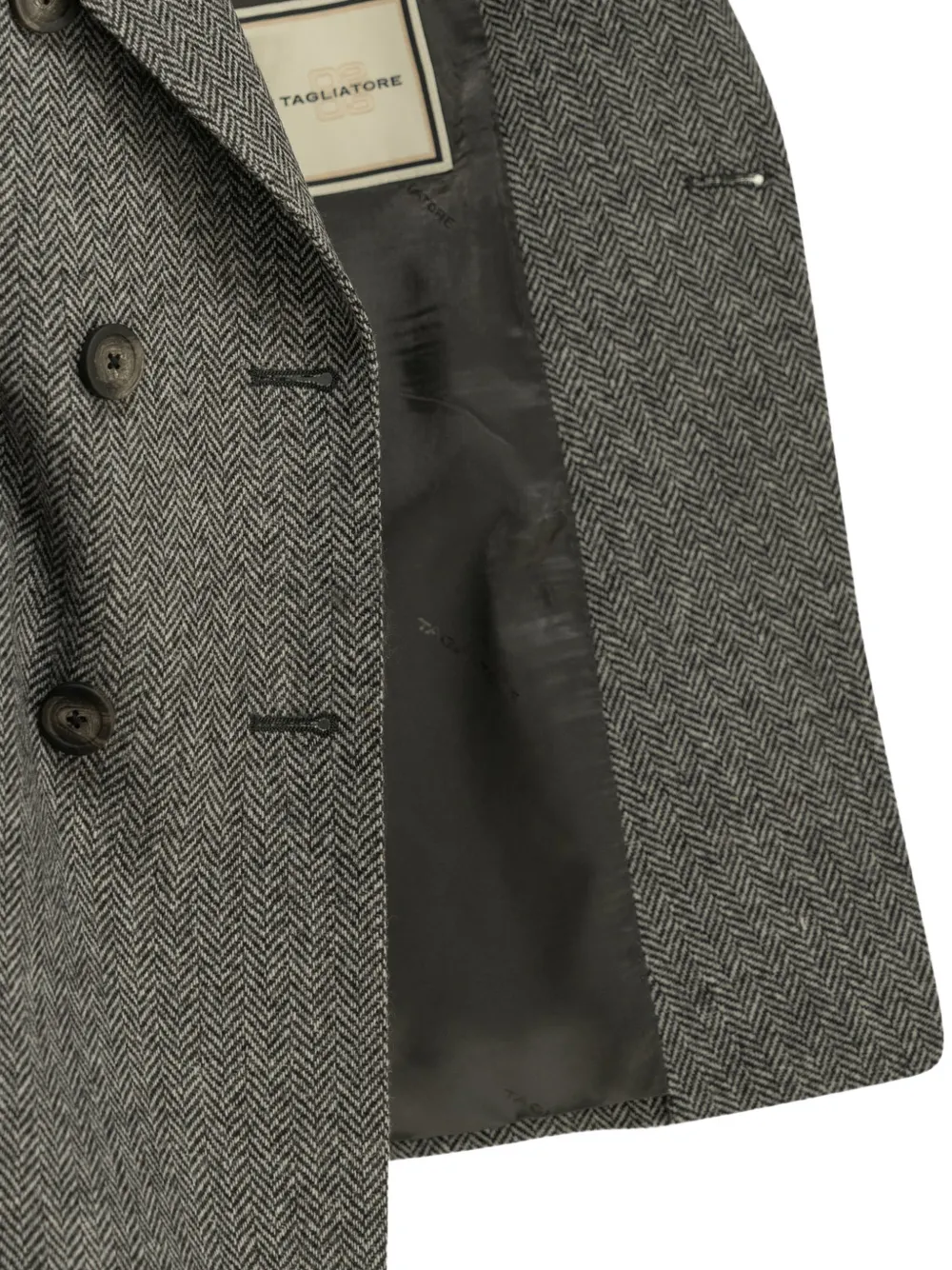 Tagliatore Blazer met dubbele rij knopen Grijs