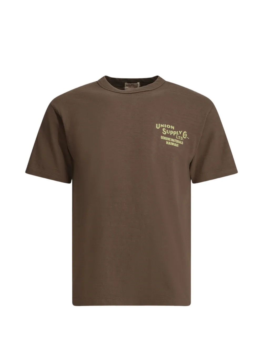 Sun Surf logo-print cotton T-shirt - Braun