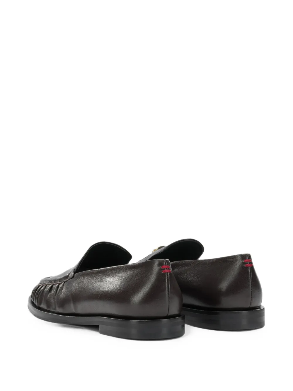 Halmanera gathered-detail loafers Bruin
