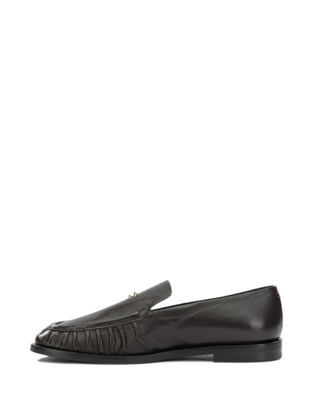 Halmanera gathered-detail loafers Bruin