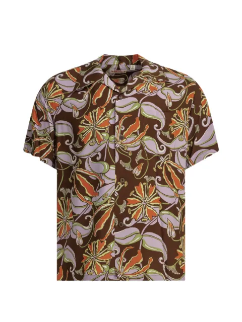 Sun Surf camisa Spider Lily con estampado floral