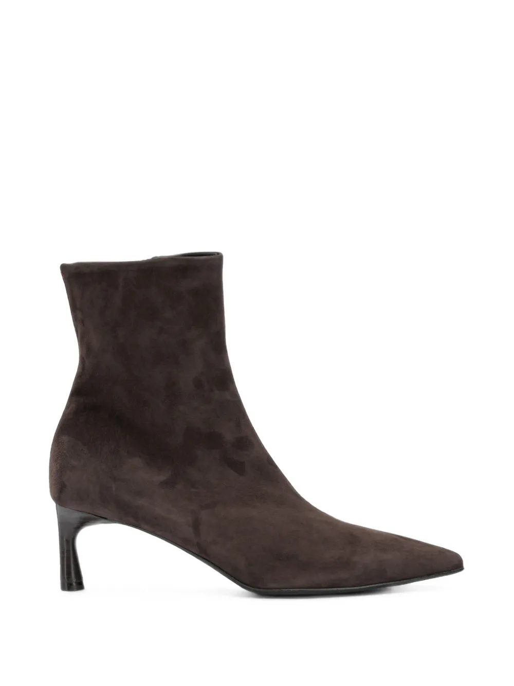 Halmanera Jade pointed-toe suede ankle boots Bruin