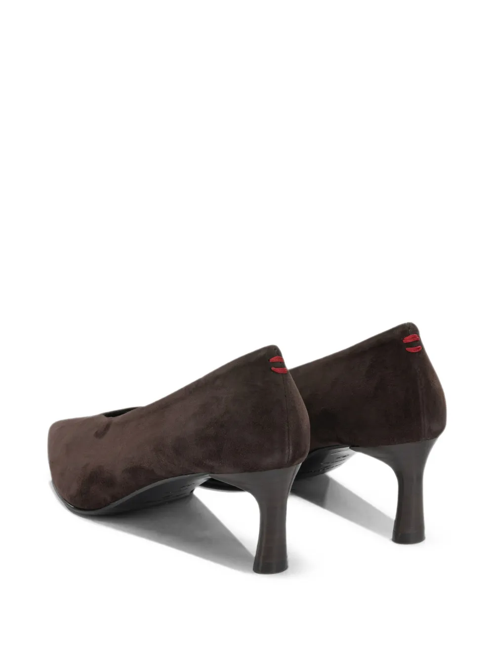 Halmanera pointed-toe suede pumps Bruin