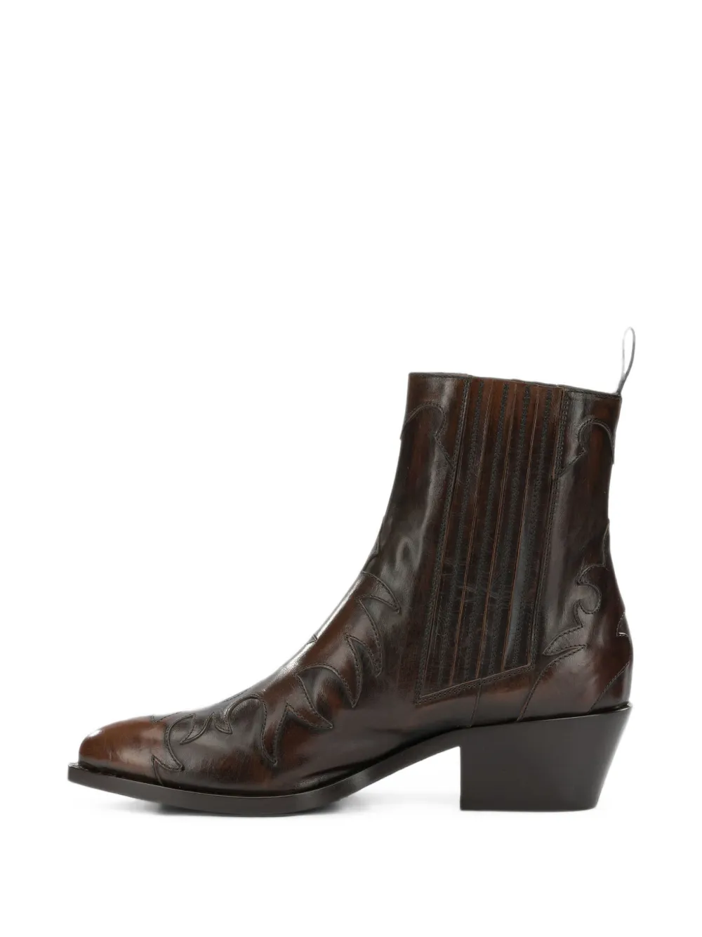 Sartore Postiano panelled boots Bruin