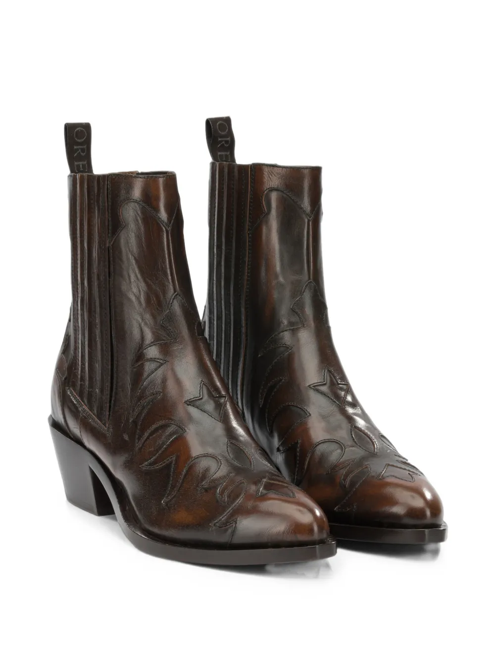 Sartore Postiano panelled boots Bruin