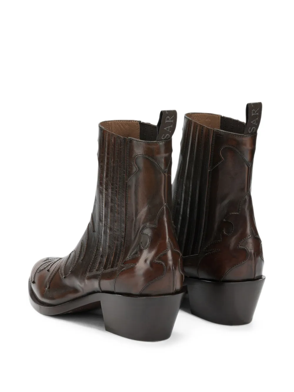 Sartore Postiano panelled boots Bruin