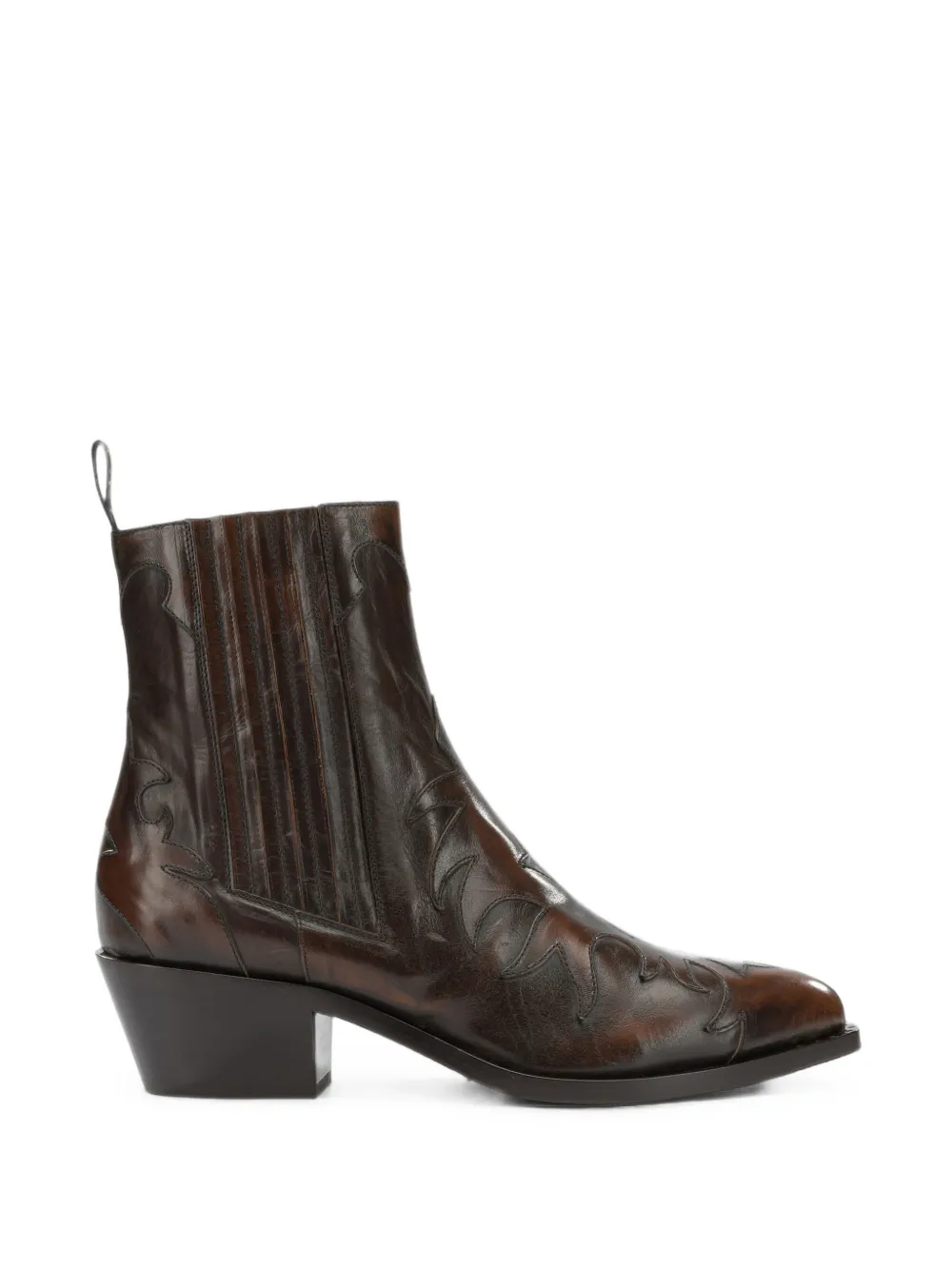 Sartore Postiano panelled boots Bruin