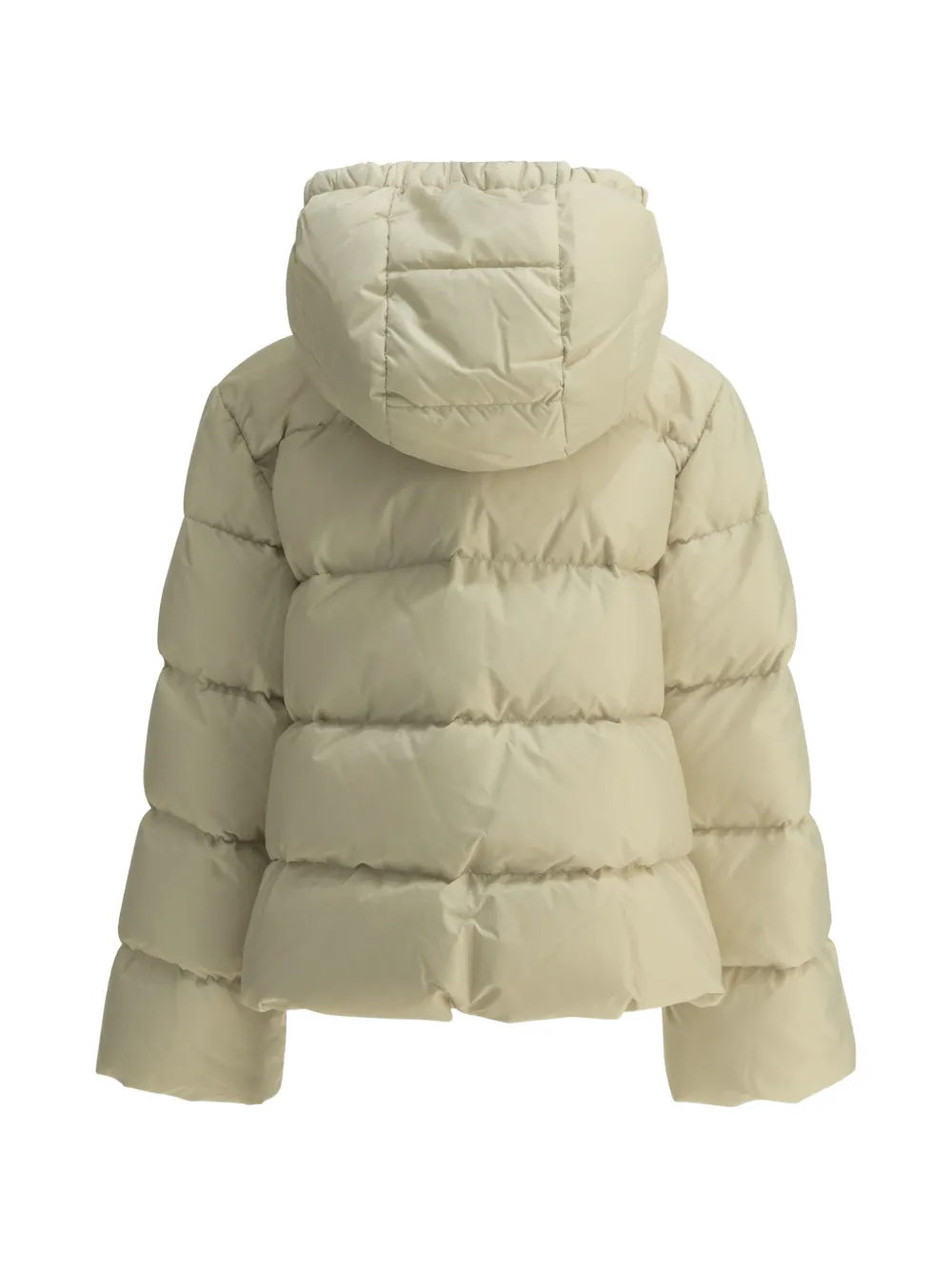 Moncler Enfant Xhante quilted hooded jacket Beige