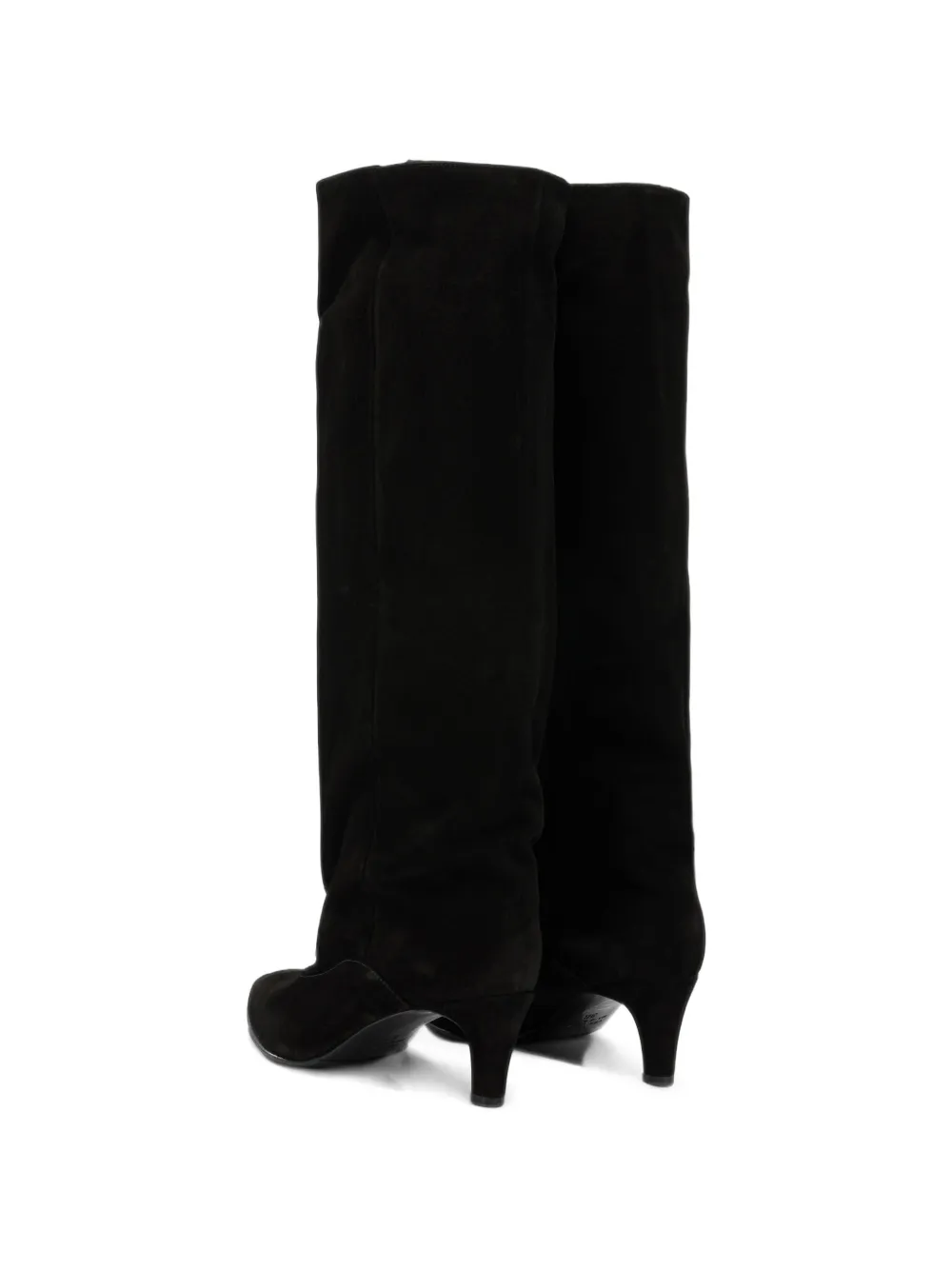 strategia shoes pointed-toe suede boots Zwart