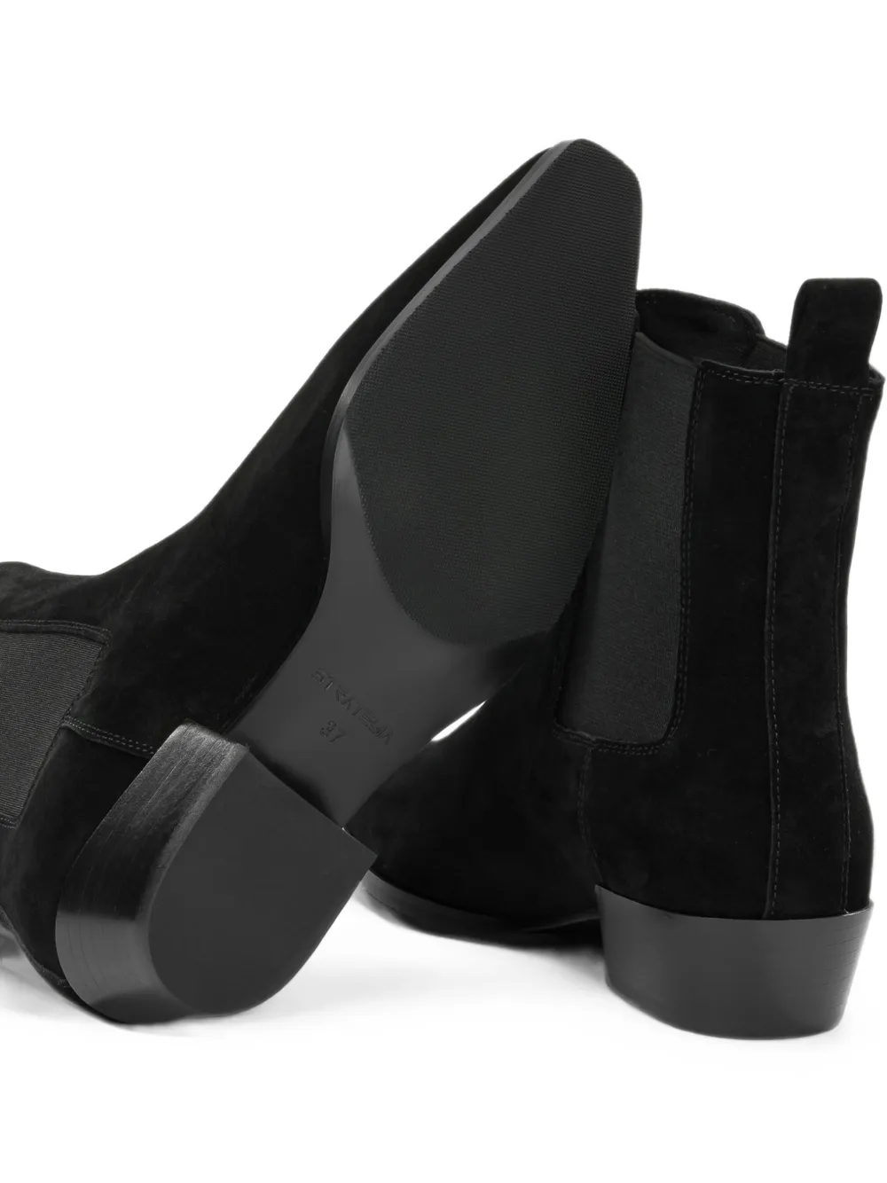 strategia shoes suede Chelsea boots Zwart