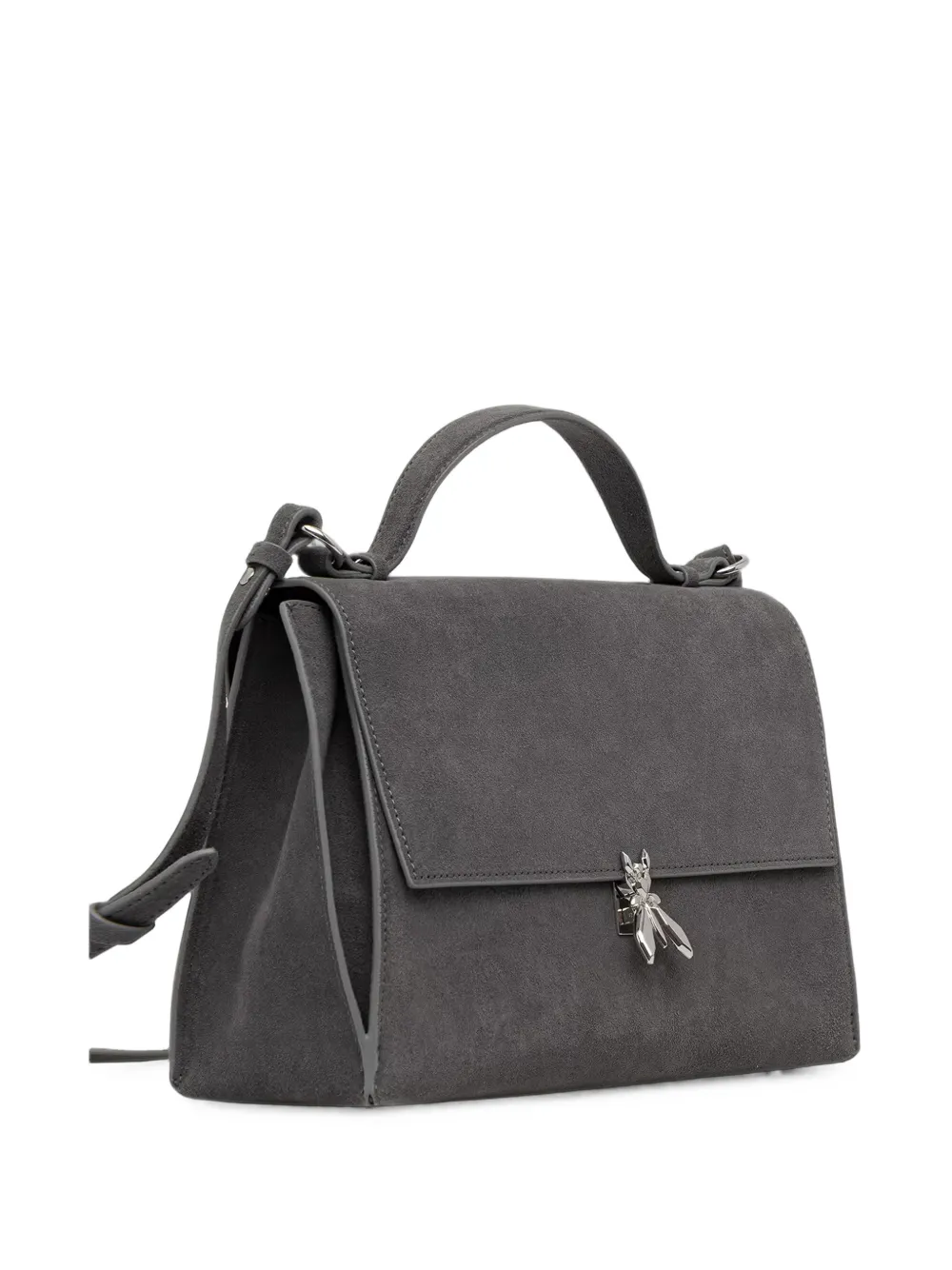 Patrizia Pepe Shopper met Fly-logo Grijs