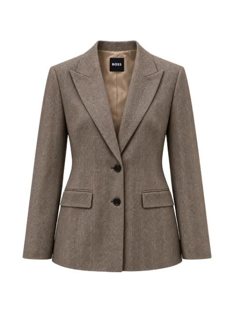 BOSS slim-fit textured blazer