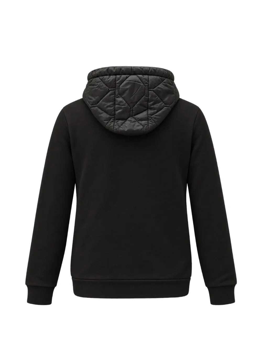 Moncler Hoodie met gewatteerd vlak Zwart