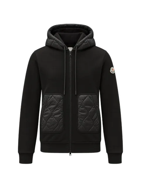 Moncler quilted-panel hoodie