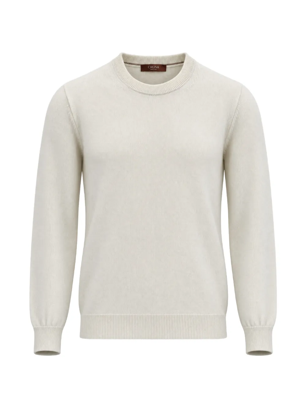 Cruna Crew-neck Raglan-sleeve Sweater In White
