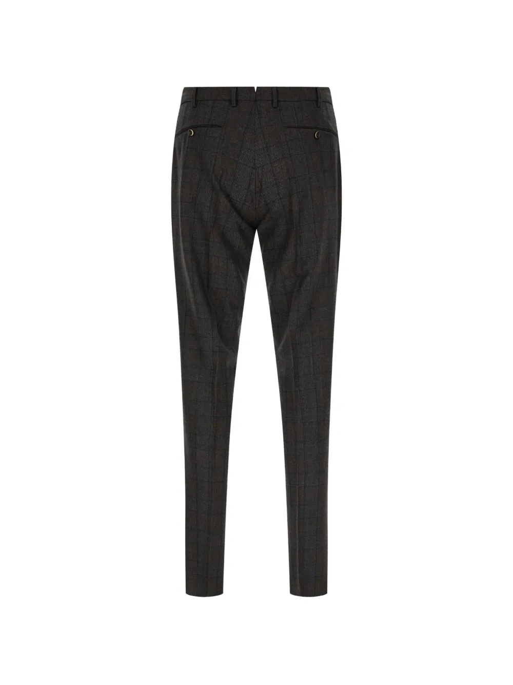 PT Torino Geruite pantalon Groen