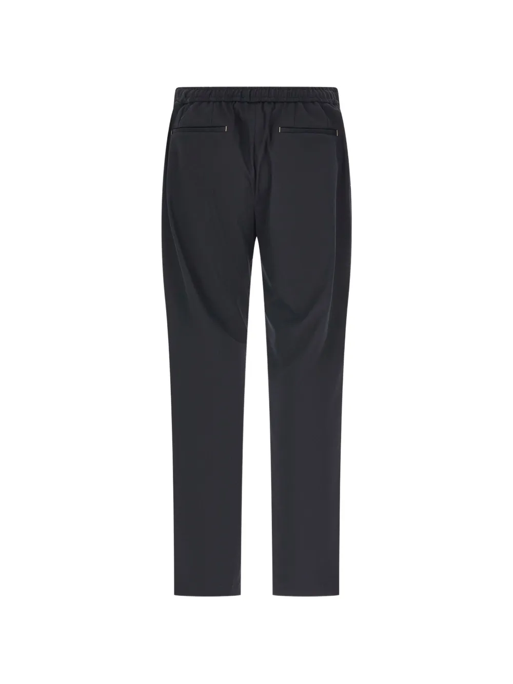 Dolce & Gabbana Broek met elastische tailleband en trekkoord Zwart