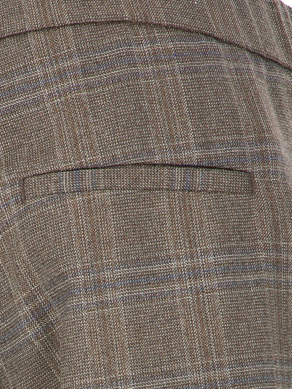 Peserico check-pattern tailored trousers Bruin