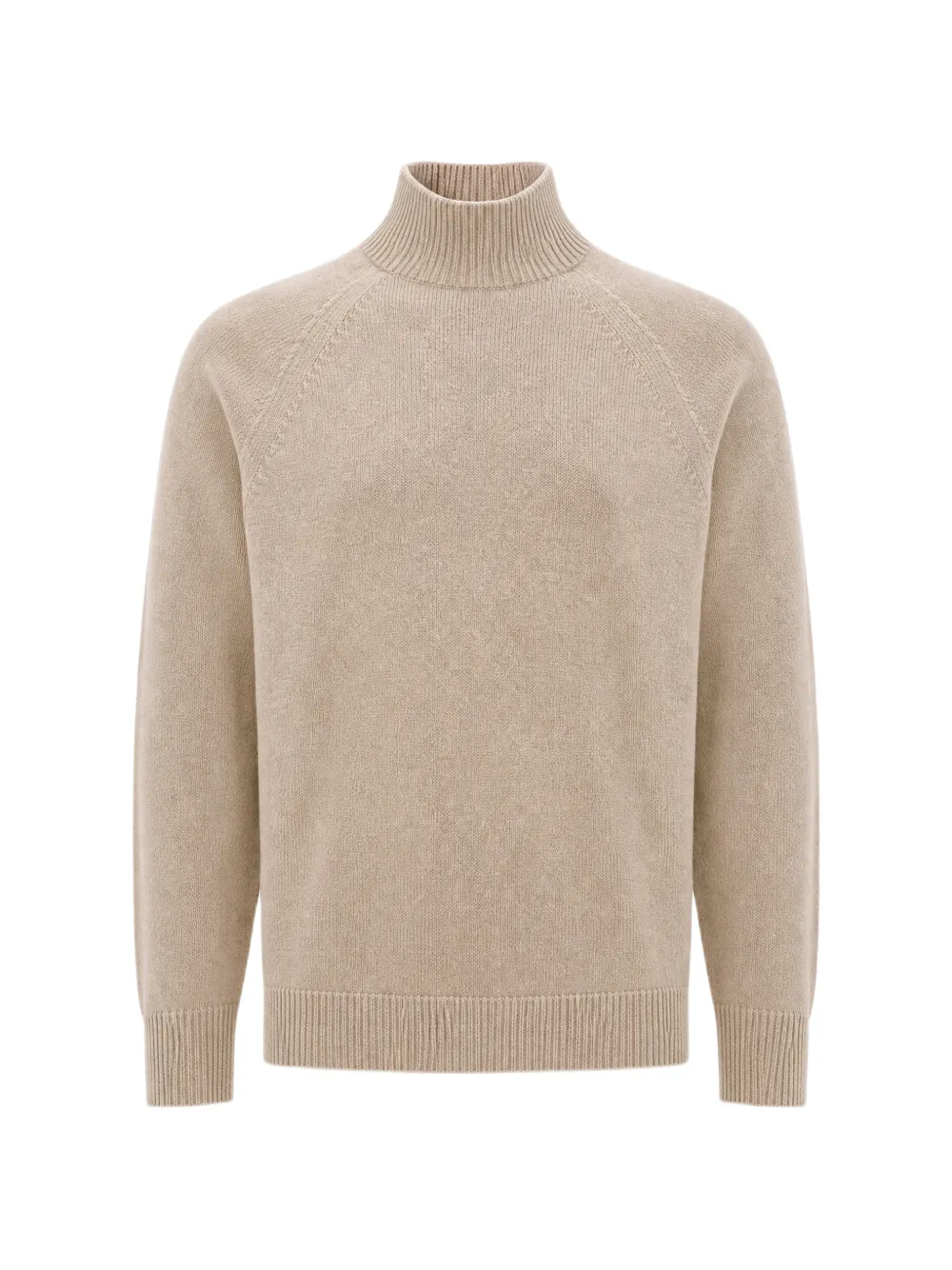 Peserico high-neck raglan-sleeve sweater - Nude