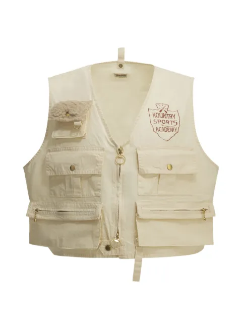 KAPITAL multi-pocket gilet