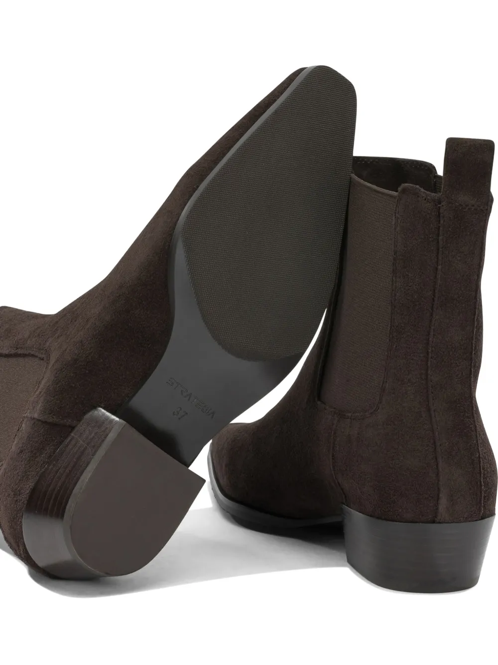 strategia shoes suede Chelsea boots Bruin