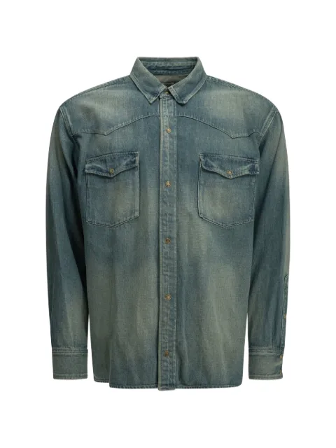 A.PRESSE western-yoke denim shirt