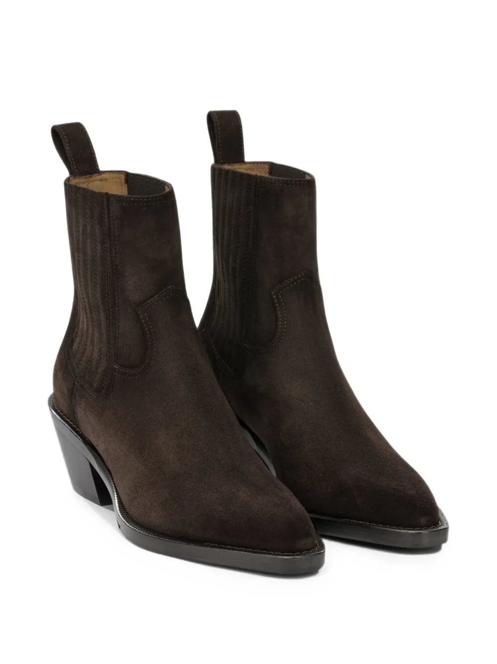 Henderson Baracco suede western ankle boots Bruin
