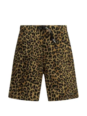 MASU flocky-web Pleated Shorts | Black | FARFETCH SG