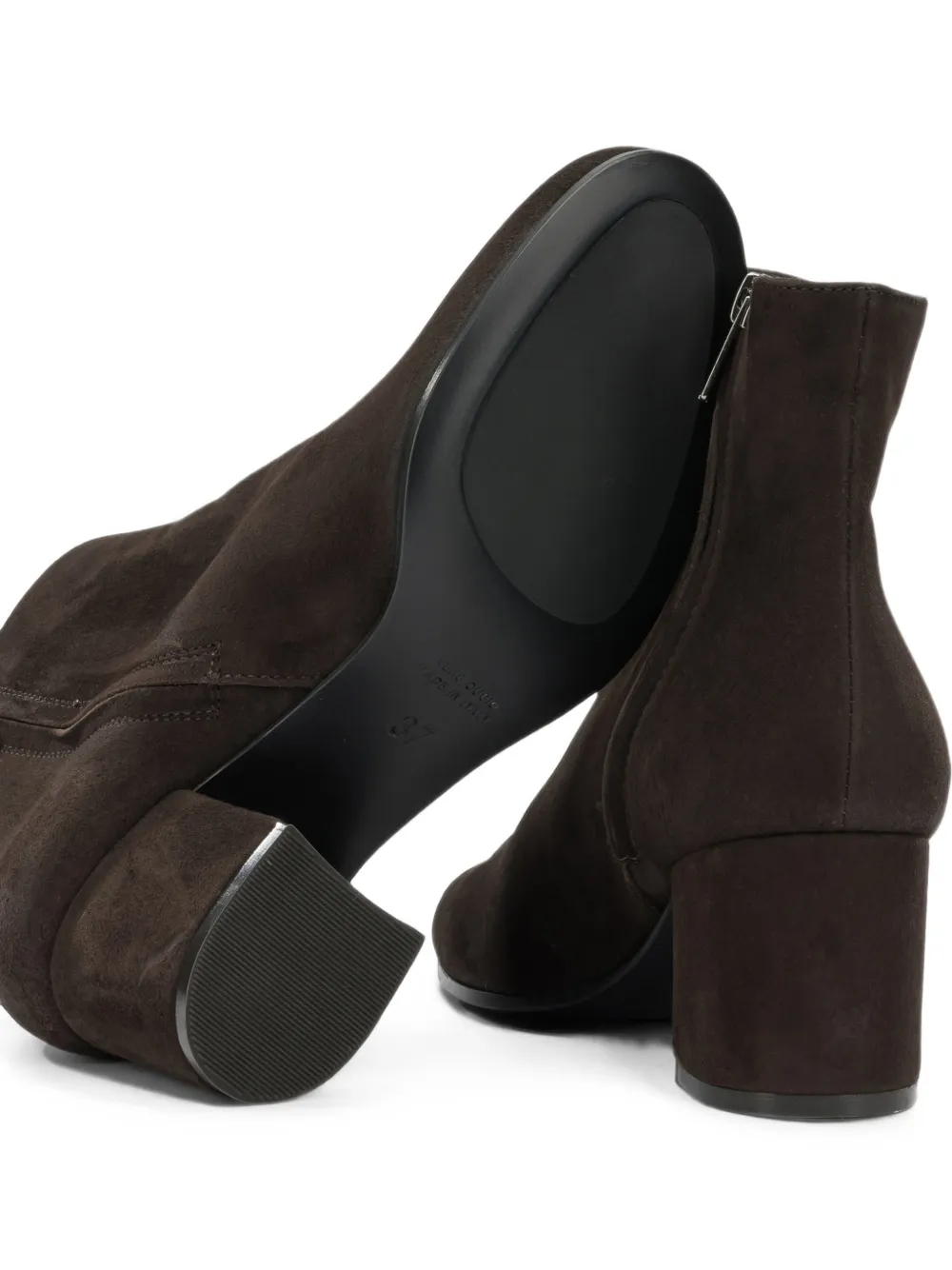 Via Roma 15 suede ankle boots Bruin
