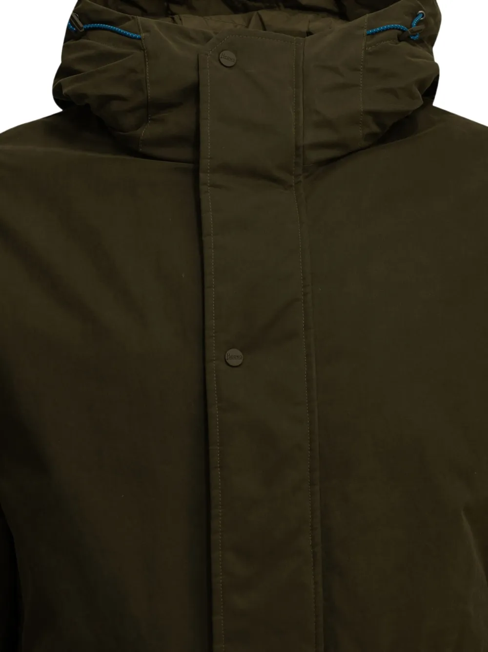 Herno hooded padded jacket Groen