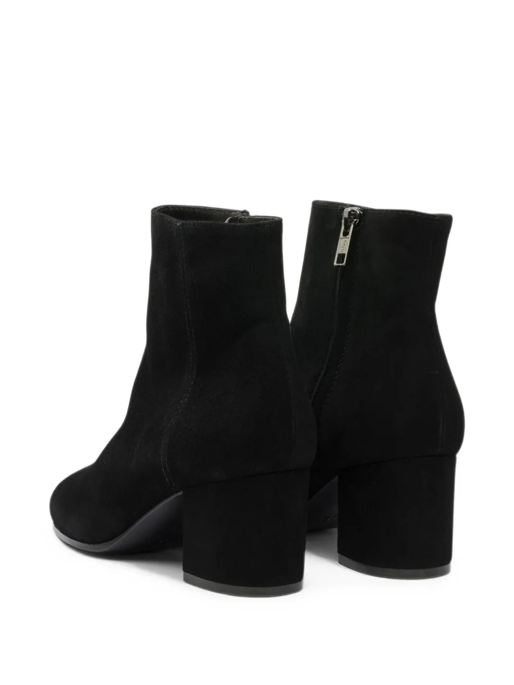 Via Roma 15 suede-finish ankle boots Zwart