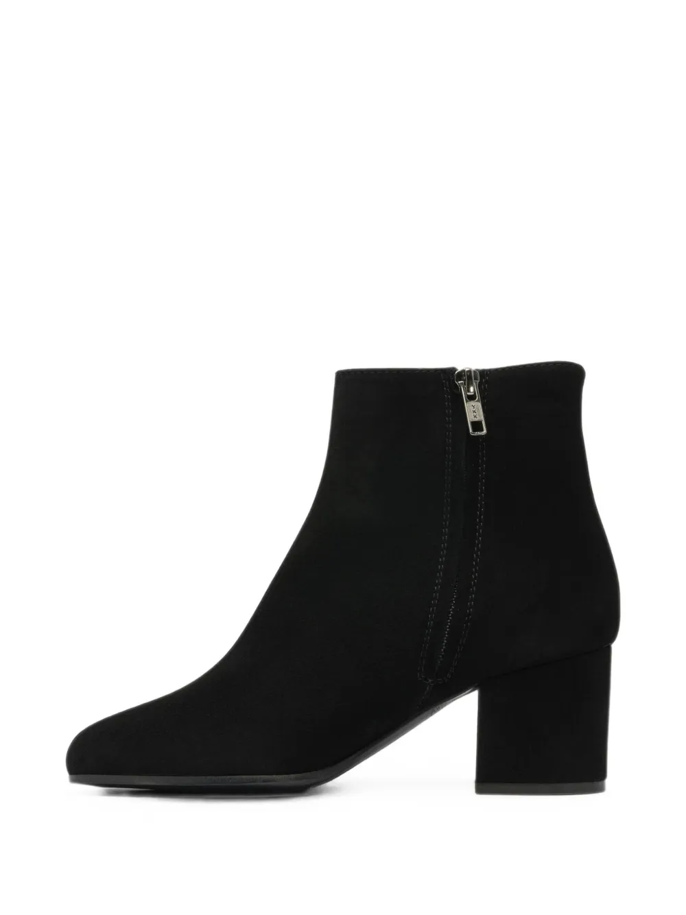 Via Roma 15 suede-finish ankle boots Zwart