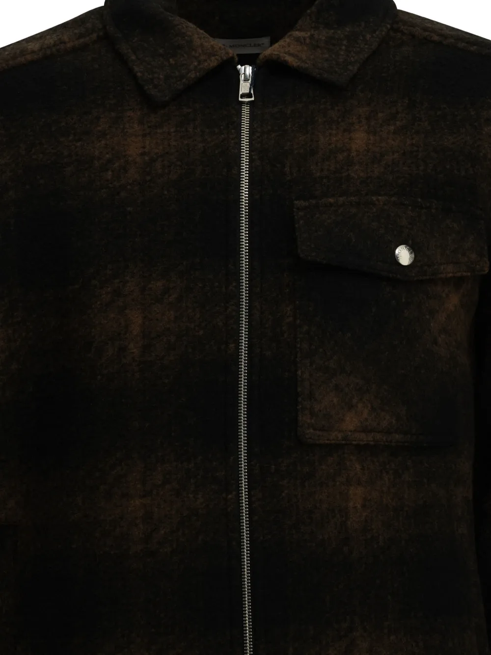 Moncler Geruit jack Bruin