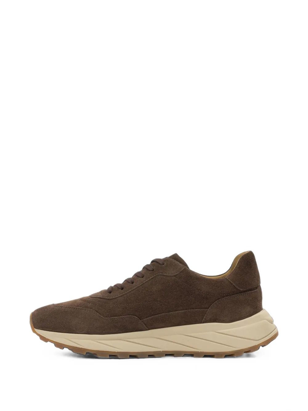 Henderson Baracco suede panelled sneakers Bruin