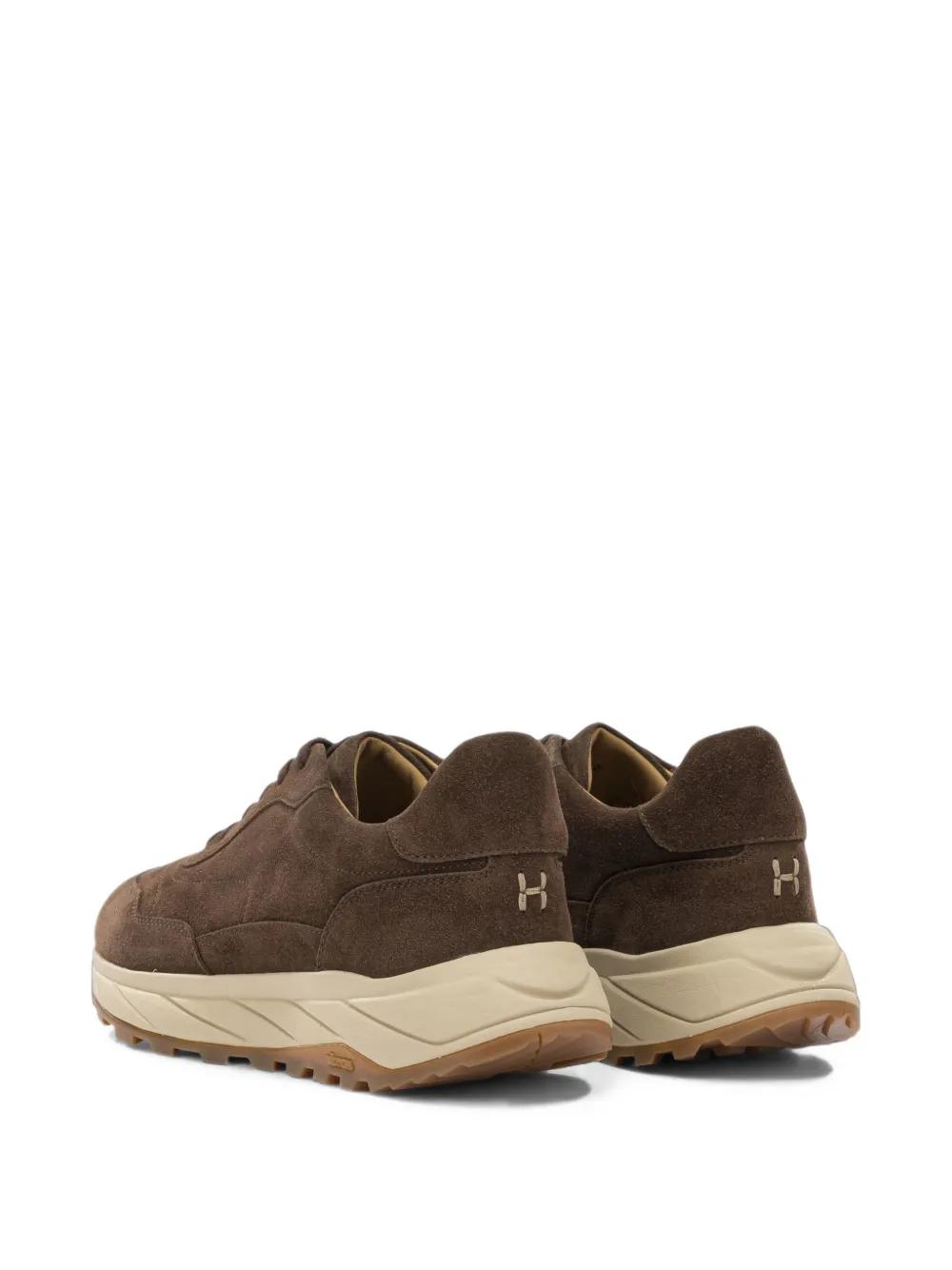 Henderson Baracco suede panelled sneakers Bruin