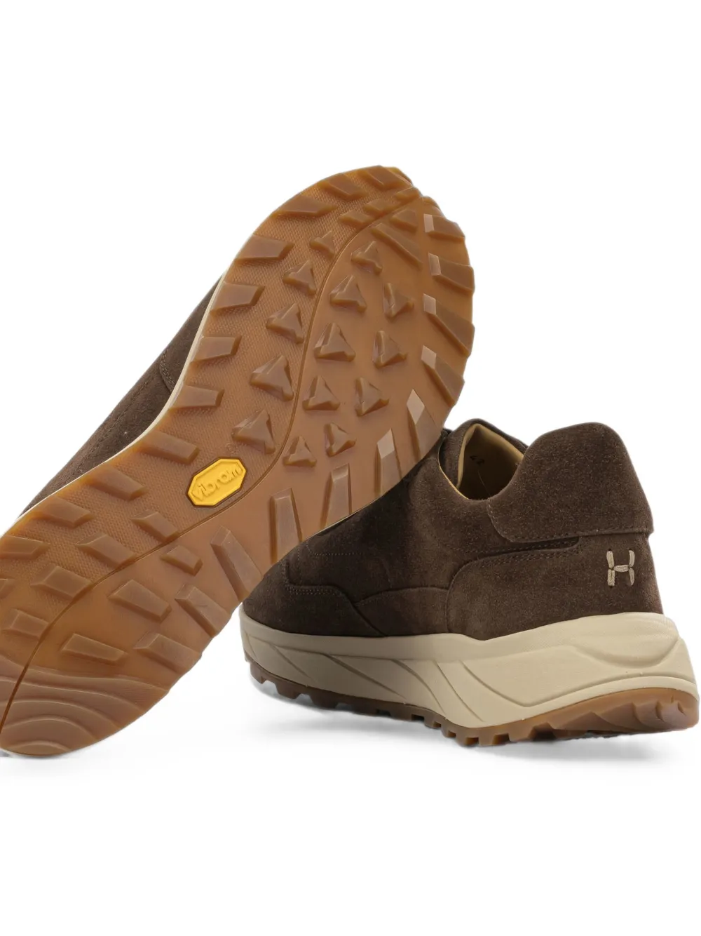 Henderson Baracco suede panelled sneakers Bruin