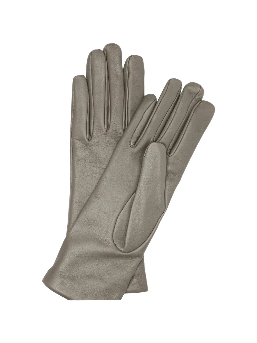 Restelli Leren handschoenen Grijs