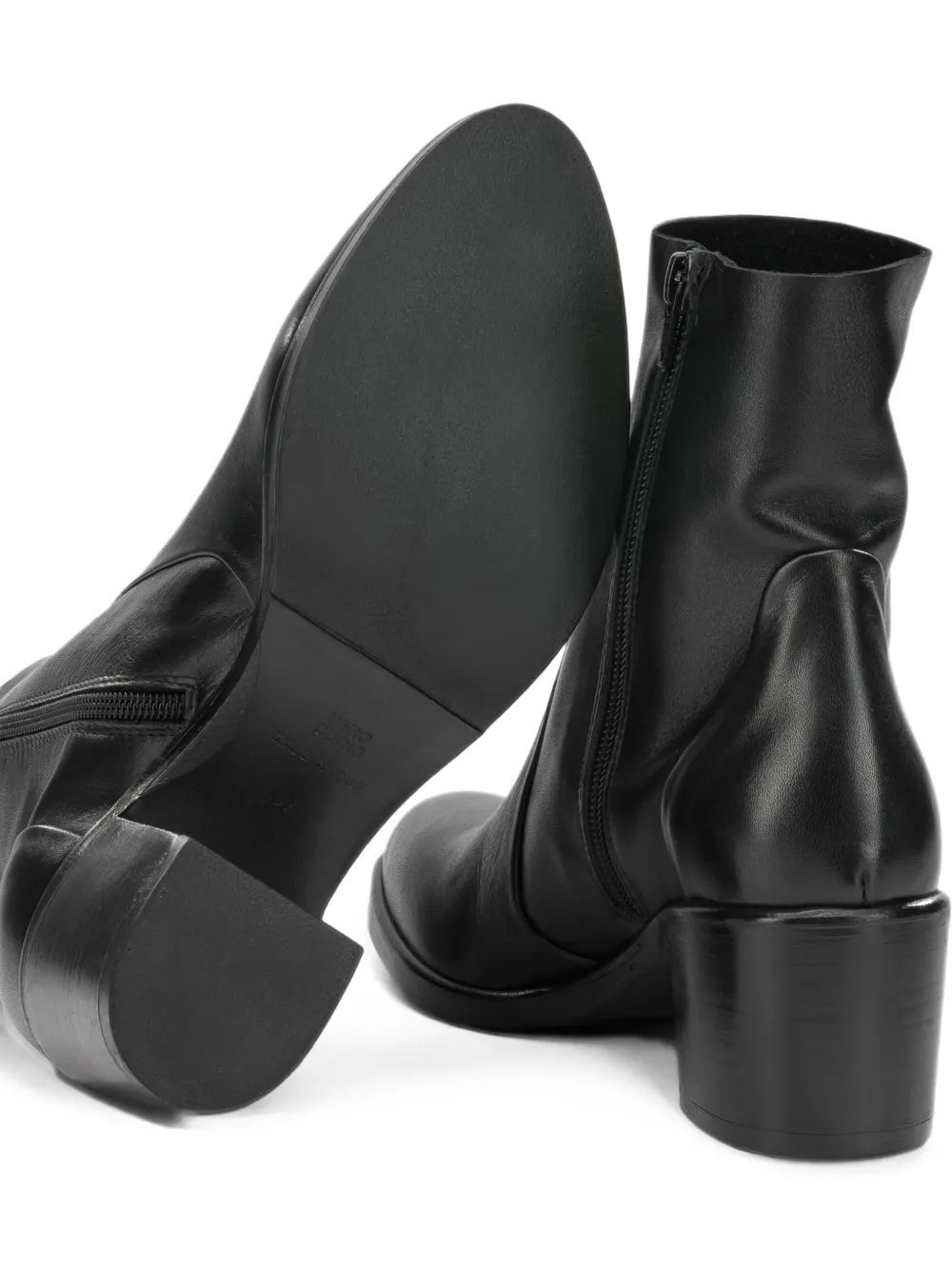 strategia shoes Say leather ankle boots Zwart