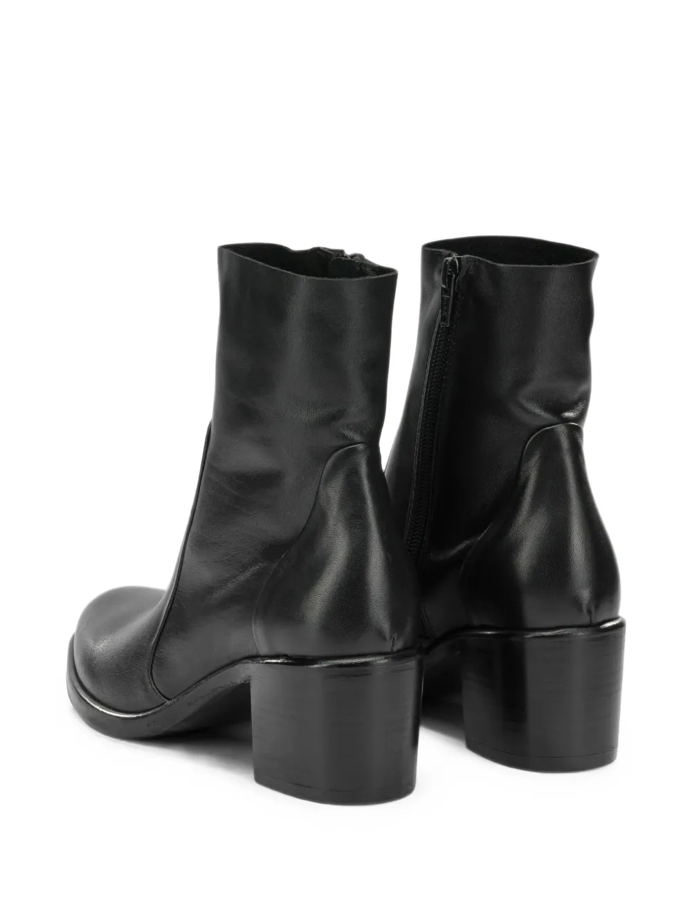 strategia shoes Say leather ankle boots Zwart