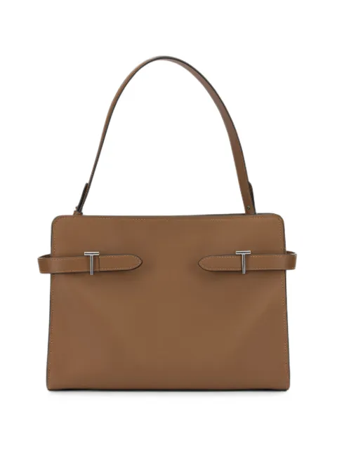 Le Tanneur bolso shopper Emie grande de piel con tira en T