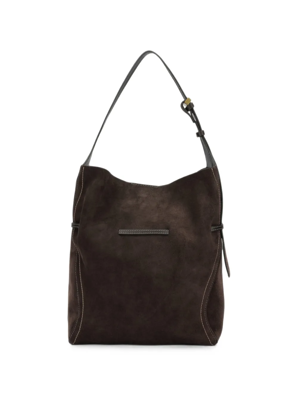 GIANNI CHIARINI large Sienna suede tote bag Bruin