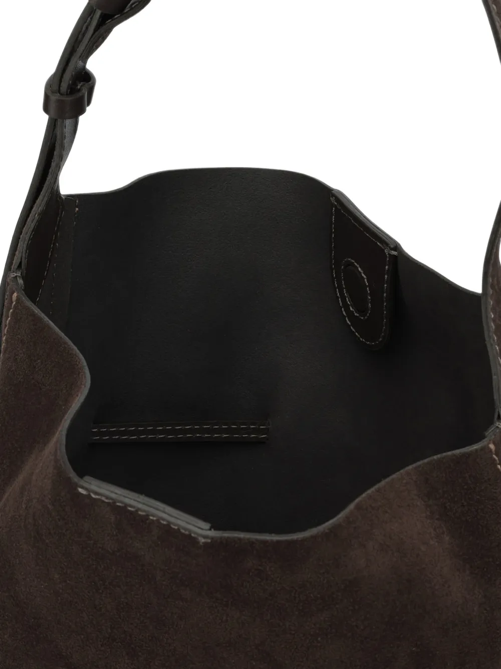GIANNI CHIARINI large Sienna suede tote bag Bruin