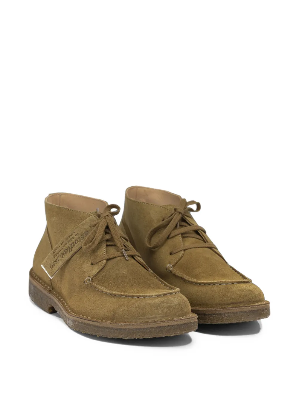 Astorflex Deukeflex suede lace-up desert boots Beige