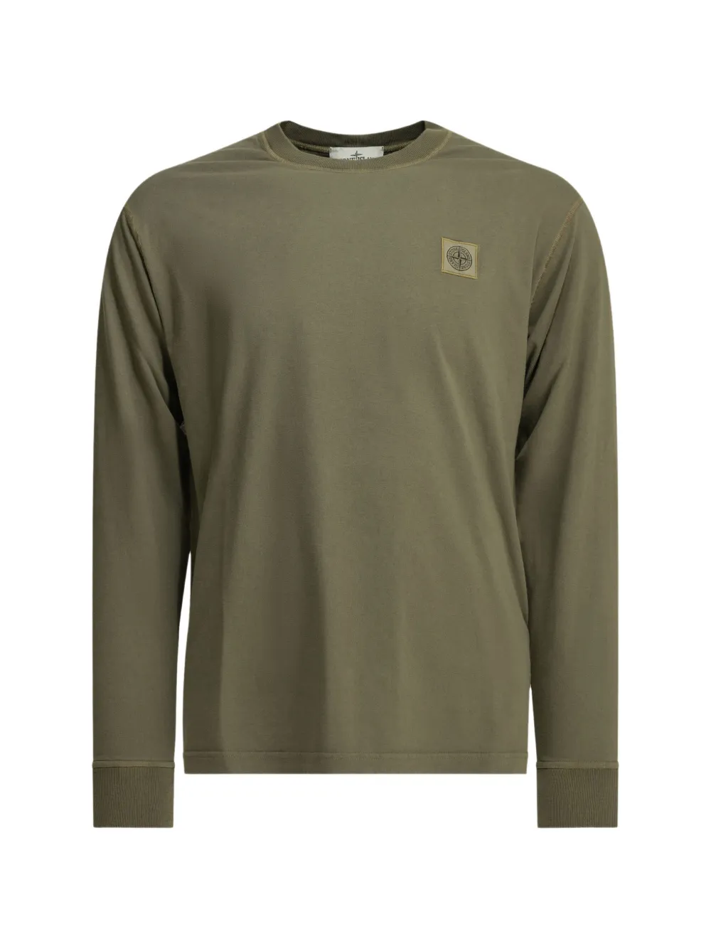 Stone Island 2100025 organic cotton jersey 'fissato' effect T-shirt - Verde