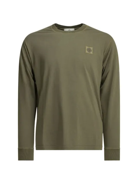 Stone Island 2100025 organic cotton jersey 'fissato' effect T-shirt