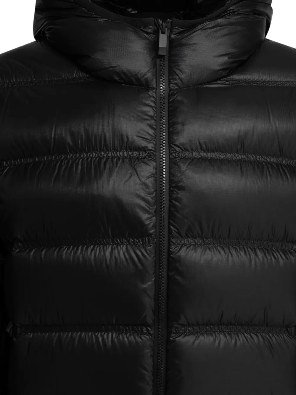 Moncler Guadiana quilted hooded down jacket Zwart