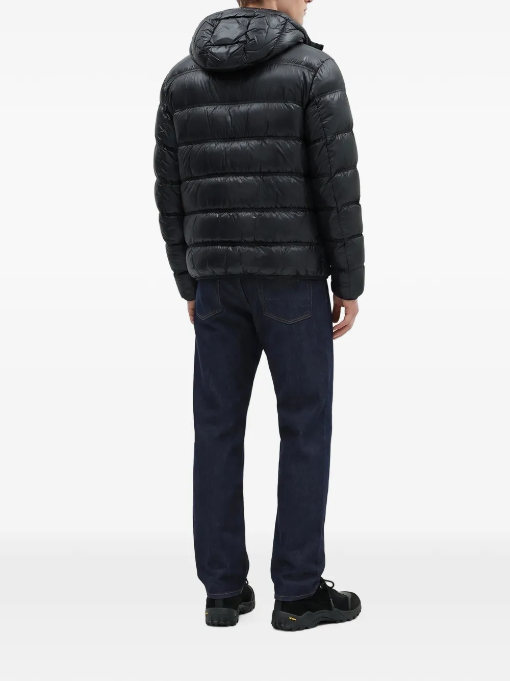 Moncler Guadiana quilted hooded down jacket Zwart