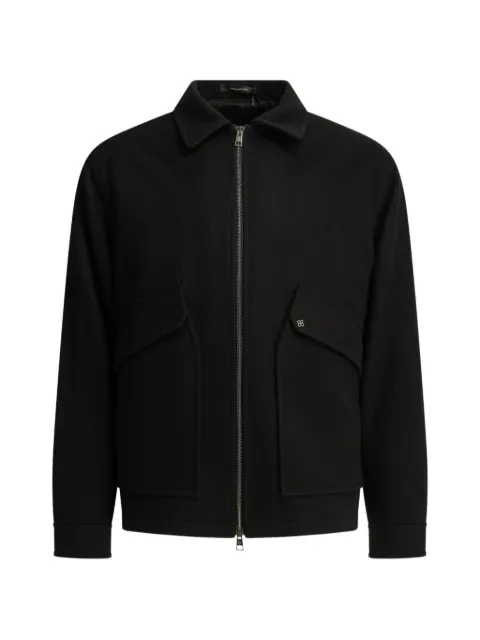 Tagliatore Adams zip-up patch-pocket jacket