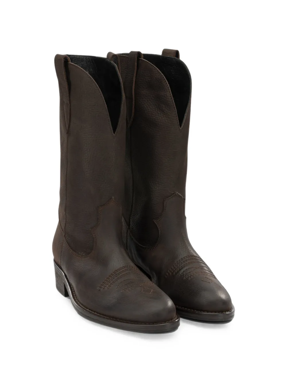 Via Roma 15 Western-style panelled boots Bruin